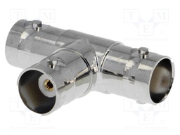 T adapter; BNC socket x3