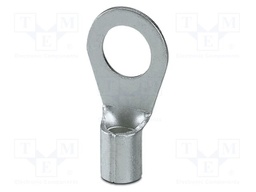 Non-insulated; Body: silver; Tip: ring