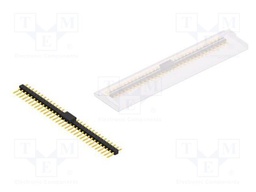 Connector: pin strips; pin header; male; PIN: 32; 2.54mm; SMT; 1x32