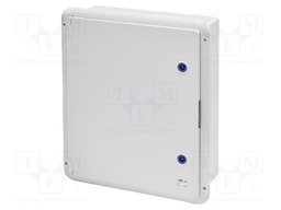 Enclosure: wall mounting; X: 396mm; Y: 474mm; Z: 160mm; 46; grey; IP55