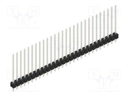 Connector: pin strips; pin header; male; PIN: 28; 2.54mm; THT; 1x28