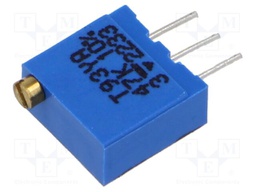 Potentiometer: mounting; vertical,multiturn; 47kΩ; ±10%; cermet