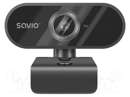 Webcam; black; USB A; HD 720p,PnP; 1.4m; clip; 90°