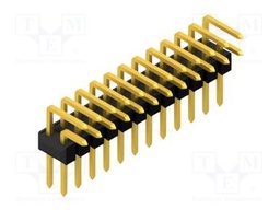 Connector: pin strips; pin header; male; PIN: 24; 2.54mm; THT; 2x12