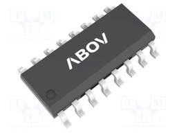 IC: STM32 ARM microcontroller; 4MHz; SOP16; 8kbFLASH; A/D 10bit: 1