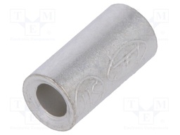 Butt splice; 1.04÷2.63mm2; crimped; for cable; non-insulated