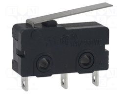 Microswitch SNAP ACTION; with lever; SPDT; 5A/250VAC; 5A/30VDC
