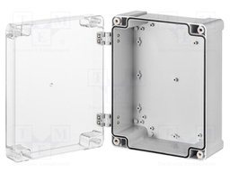 Enclosure: multipurpose; X: 190mm; Y: 240mm; Z: 105mm; ZP; light grey