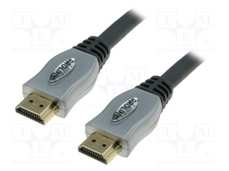 Cable; HDMI 1.4; HDMI plug,both sides; 0.6m