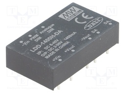 Converter: DC/DC; 50W; Uin: 6÷40V; Uout: 3÷36VDC; Iin: 1280mA; 18g