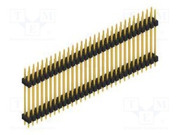Connector: pin strips; pin header; male; PIN: 60; 2.54mm; THT; 2x30