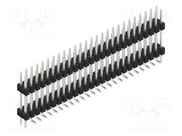 Connector: pin strips; pin header; male; PIN: 52; 2.54mm; SMT; 2x26