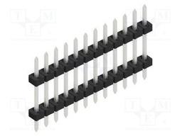 Connector: pin strips; pin header; male; PIN: 12; 2mm; THT; 1x12