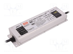Power supply: switched-mode; LED; 239.4W; 114÷228VDC; 525÷1050mA
