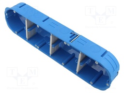Enclosure: junction box; X: 281mm; Y: 45mm; Z: 68mm; polyamide; IP30