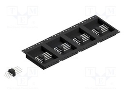 Connector: pin strips; pin header; male; PIN: 8; 2.54mm; SMT; 2x4