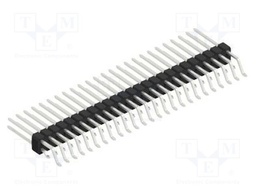 Connector: pin strips; pin header; male; PIN: 50; 2.54mm; SMT; 2x25