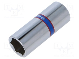 Wrench; hex socket,socket spanner; HEX 14mm; 1/4"; 50mm; long