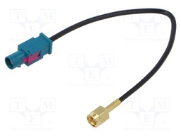 Cable; 150mm; Fakra male,SMA male; straight; Car brand: universal