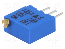 Potentiometer: mounting; multiturn; 4.7kΩ; 500mW; THT; ±10%; 3296W