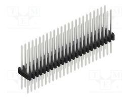 Connector: pin strips; pin header; male; PIN: 48; 1.27mm; THT; 2x24