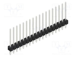 Connector: pin strips; pin header; male; PIN: 18; 2.54mm; THT; 1x18