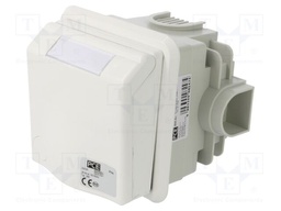Connector: AC supply 3-phase; socket; female; 32A; 400VAC; IP44