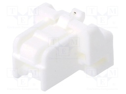 Plug; wire-board; female; CLIK-Mate; 2mm; PIN: 2; w/o contacts