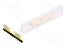 Connector: pin strips; pin header; male; PIN: 21; 2.54mm; SMT; 1x21