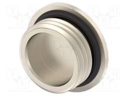 Stopper; brass; IP68; Entrelec; Gland: PG9; 8mm; Thread: PG