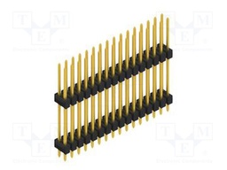 Connector: pin strips; pin header; male; PIN: 32; 2.54mm; THT; 2x16