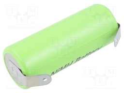 Re-battery: Ni-MH; 4/5A,4/5R23; 1.2V; 2100mAh; Ø17x43mm