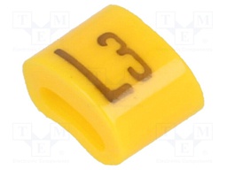 Markers for cables and wires; Label symbol: L3; 1.1÷2.5mm; H: 3mm