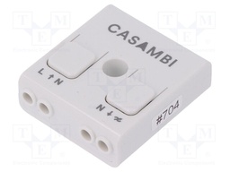 Wireless dimmer; IP20; 85÷240VAC; -20÷45°C; 40.4x36.3x14mm; 0.65A