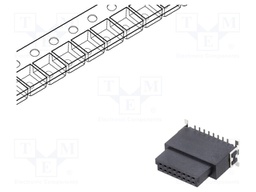 Connector: PCB to PCB; female; PIN: 16; 1.27mm; -55÷125°C; UL94V-0