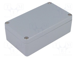 Enclosure: multipurpose; X: 64mm; Y: 110mm; Z: 37mm; aluminium; grey