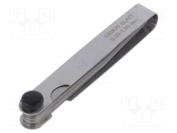 Metric feeler gauge; 100mm
