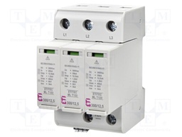 Surge arrester; Type 1+2+3; Poles: 2; In 8/20us: 40kA; -40÷85°C