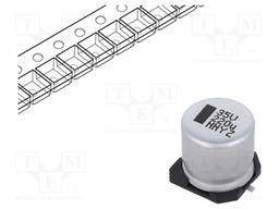 SMD Aluminium Electrolytic Capacitor, Radial Can - SMD, 220 µF, 35 V, 150 CRZ Series