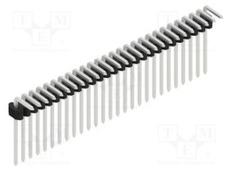 Connector: pin strips; pin header; male; PIN: 27; 1.27mm; THT; 1x27