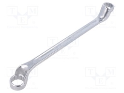 Wrench; box; 21mm,23mm; chromium plated steel; L: 315mm; offset