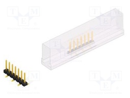 Connector: pin strips; pin header; male; PIN: 7; 2.54mm; SMT; 1x7