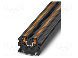 Splice terminal: rail; PTV; 24A; 800V; push-in; PA; L: 35.3mm; ways: 1