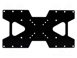 VESA adapter; black; steel