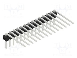 Connector: pin strips; pin header; male; PIN: 14; 2.54mm; THT; 1x14