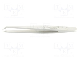 Tweezers; Blade tip shape: sharp, bent; Tweezers len: 110mm; ESD