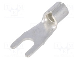 Fork terminal; M3; 1.5÷2.5mm2; crimped; for cable; non-insulated