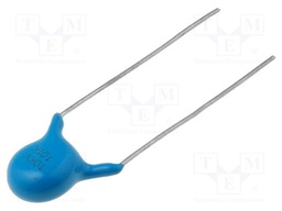 Capacitor: ceramic; 100pF; 10kV; THT; 10mm; Øpin: 600um