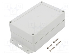 Enclosure: multipurpose; X: 100mm; Y: 150mm; Z: 60mm; ZP; light grey