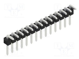 Connector: pin strips; pin header; male; PIN: 14; 2.54mm; THT; 1x14